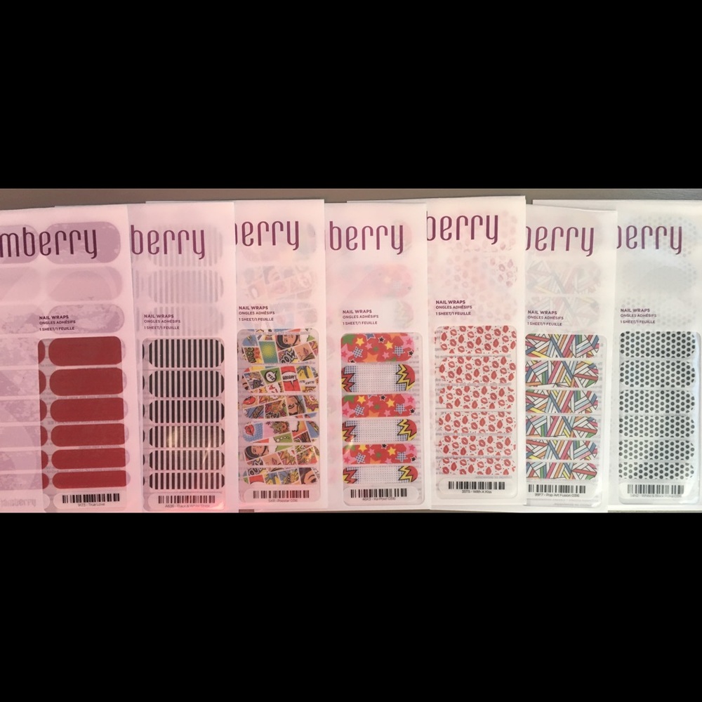 Jamberry nail wraps -Cool GGG! (Full sheets)